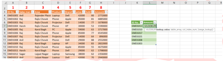 Vlookup Excel
Excel Course Delhi